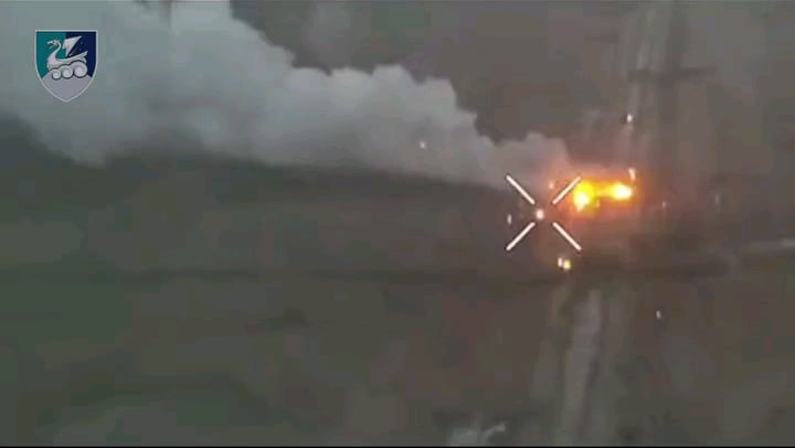 ウクライナ第36海兵旅団はロシアの機械化攻撃を撃退し、水陸両用強襲車両3台とT-72戦車1台を破壊した。クルスク方向。 2024 年 12 月