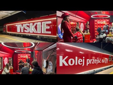 ポーランドのクリスマスホリデービールトレイン - Tyskie 2024
