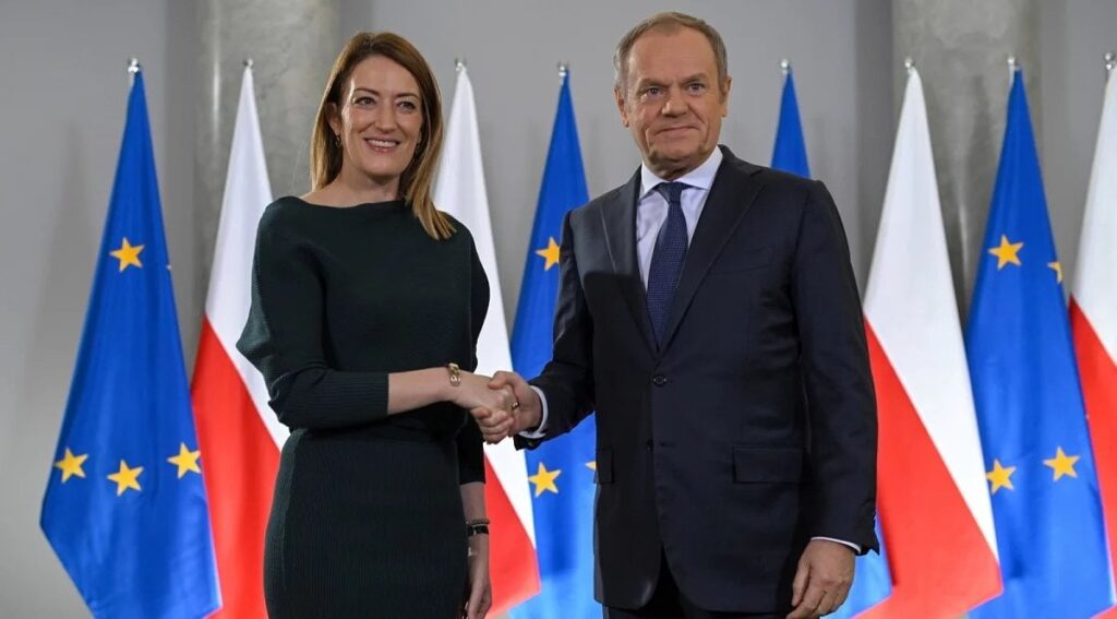 ポーランドがEUの主導権を握る準備中、欧州議会指導者らがワルシャワを訪問
