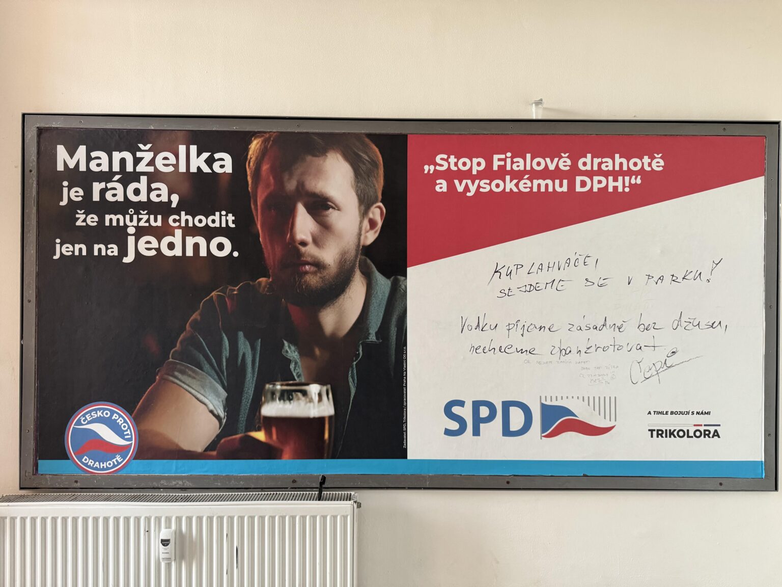 SPD ポスター - フィジャルの悲惨さがアルコール依存症を治す