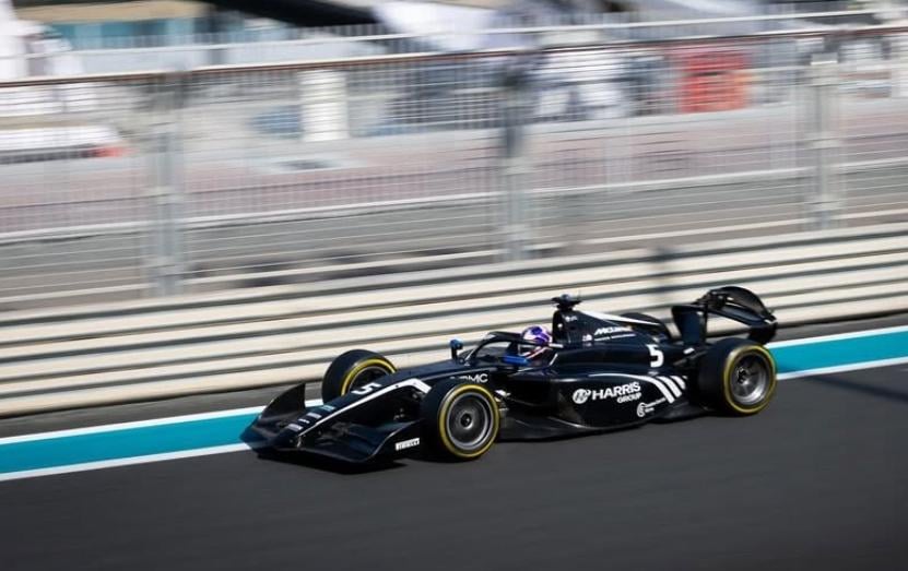 アレックス・ダン、初めてのF2テストで総合3位、これまでF3と2022年の英国F4チャンピオンに参戦した経験を持つ