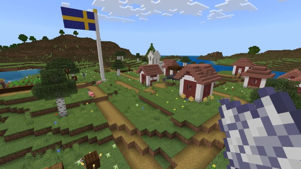 スウェーデンのマインクラフト村