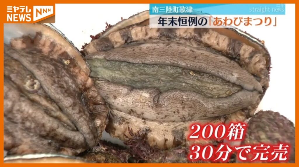 アワビまつりだよ
