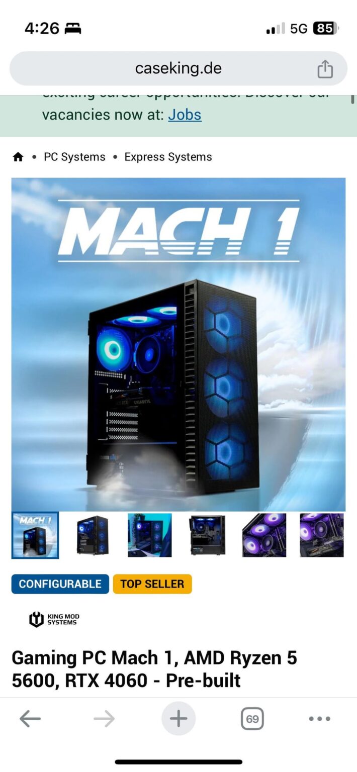 Caseking は合法的な PC ビジネスですか?手頃な価格でこの構成を見つけました