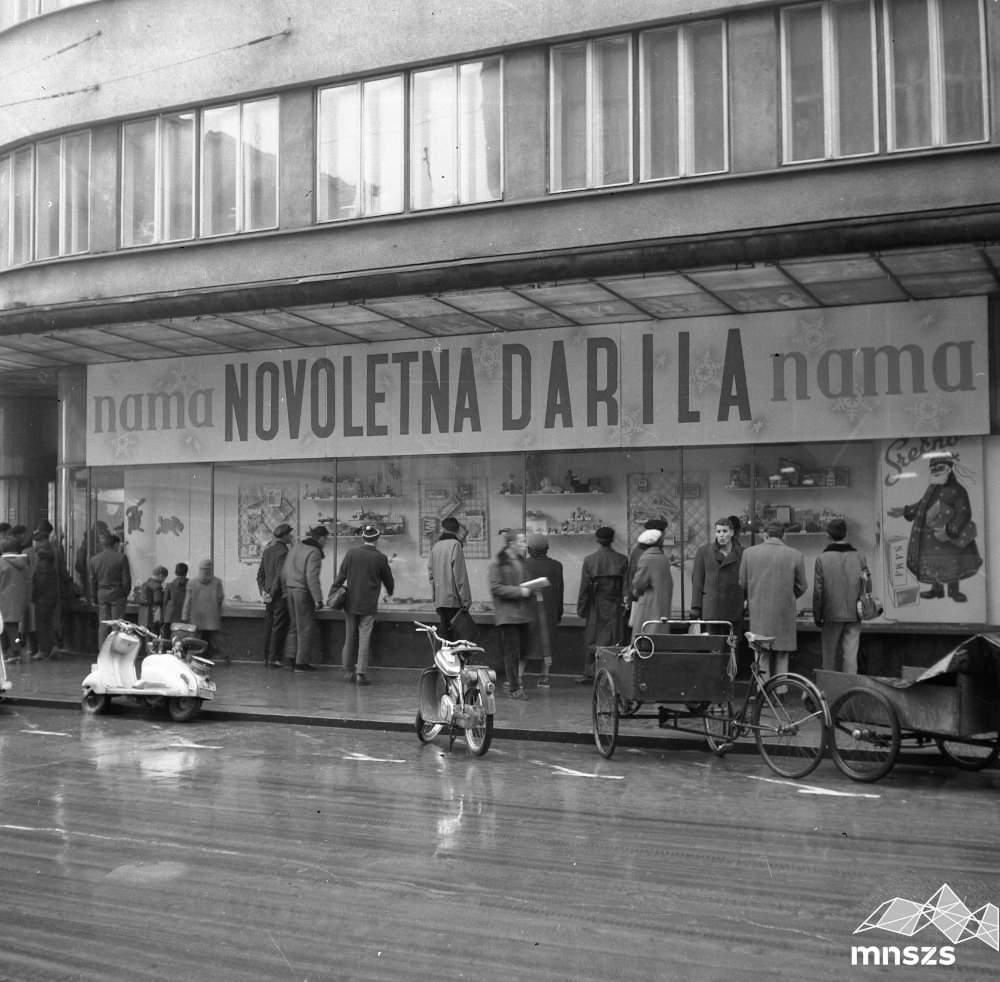 新年の買い物、1960年