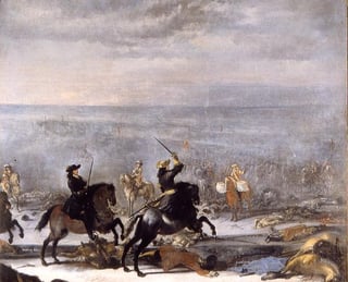 ルンドの戦いは、1676 年 12 月 4 日にスカニアのルンド市の北の地域で起こったスカニア戦争中の戦闘です。この戦いはクリスチャン5世率いる約13,000人の兵士からなる侵攻デンマーク軍とカール11世率いる約8,000人の兵士からなるスウェーデン軍の間で行われた。