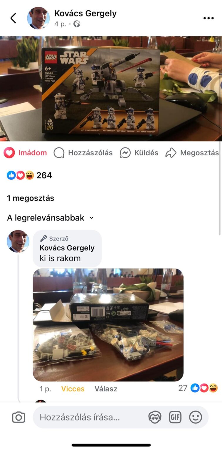 ゲルゲリー・コヴァチのFB投稿は金の重みに値する