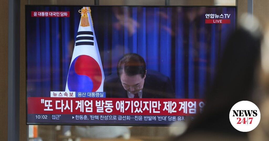 韓国：尹氏、クーデターを謝罪、二度と起こさないと誓う