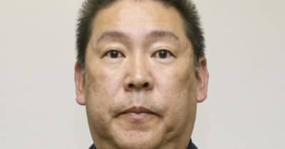 立花孝志氏、県警が任意聴取へ 兵庫・百条委員長を名誉毀損疑い