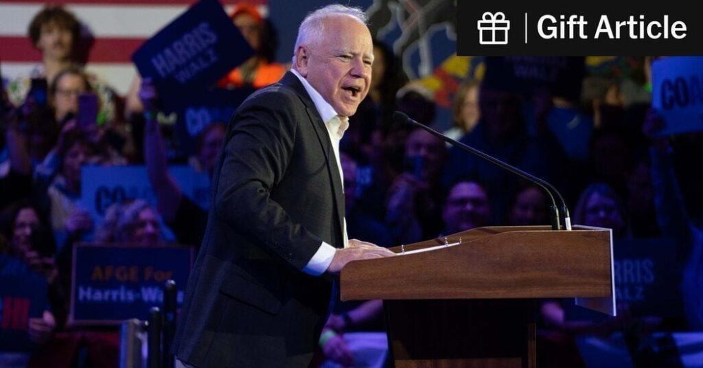ティム・ウォルツ氏、トランプ大統領の勝利に「少し驚いた」と語る