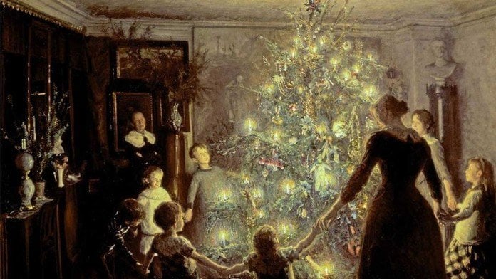 1834 年 12 月 24 日: この日、ギリシャの家庭で初めてクリスマス ツリーが建てられる - レトロマニア - アテネ マガジン