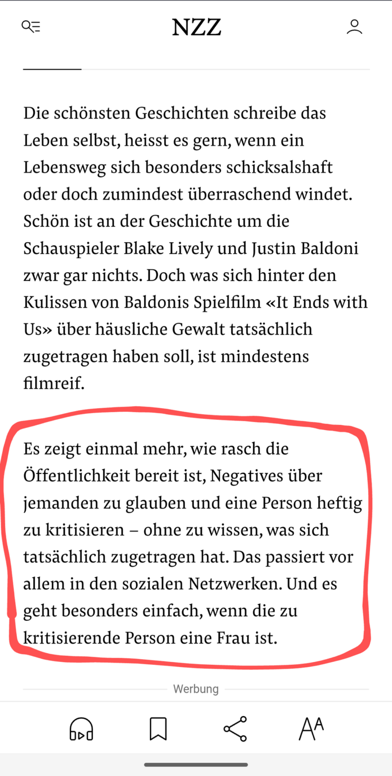 NZZ が偽善者オブ・ザ・イヤー賞に値する理由を改めて示す