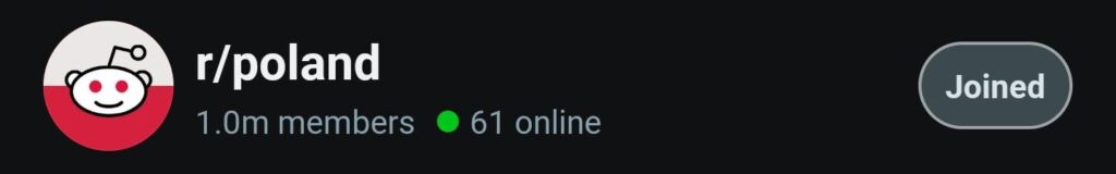 r/ポーランドの会員数が 100 万人に達しました!