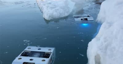 ソフトバンク、南極の水中ロボットを日本からリアルタイム制御 世界初