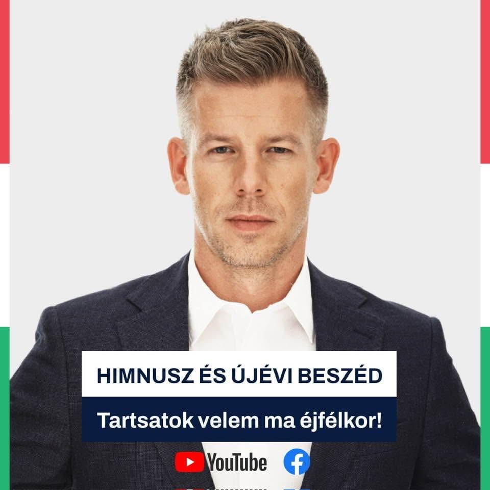 できる人は、真夜中にペテル・マジャールと新年のスピーチをすべきだ。 YouTube と Facebook で