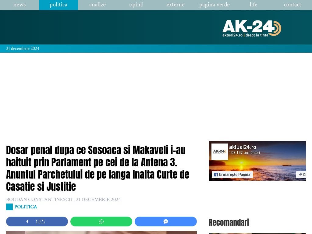 ソソアカとマカベリが国会を通じてアンテナ3から人々を追跡した後の刑事事件、破毀高等裁判所の隣の検察庁の発表。