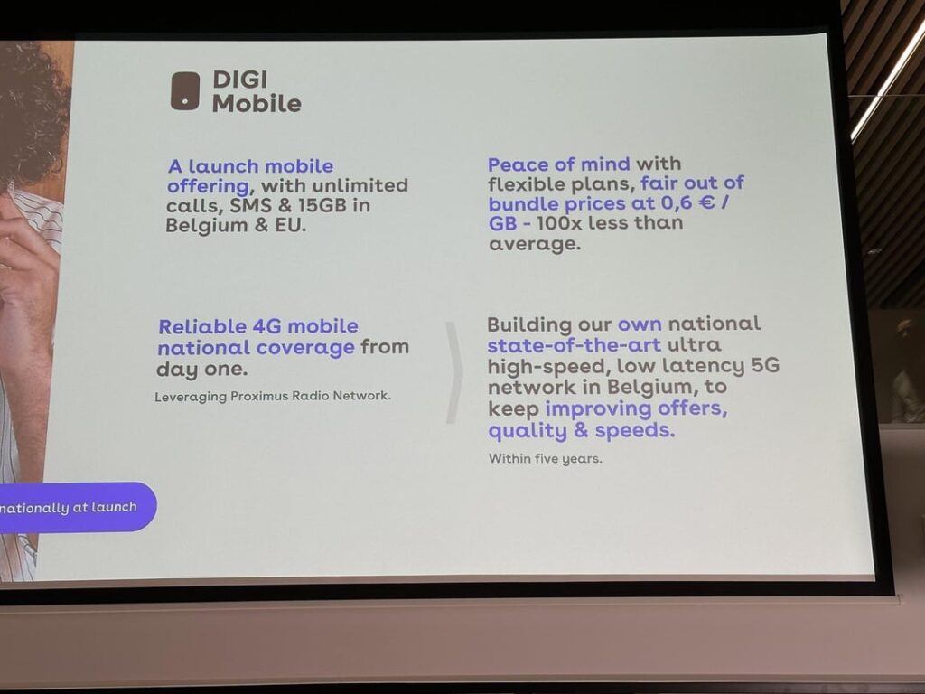 Digi Belgium は記者会見で忙しい