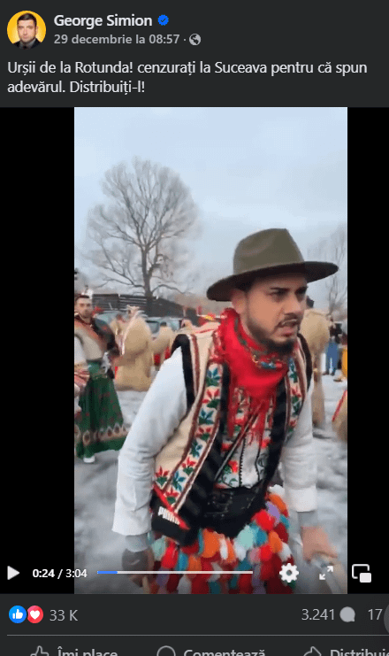 シミオン氏は、自分は親ロシア派ではないとしながらも、「プーチン氏は我々を愛しており、ウクライナを攻撃している」とロタンダ・ベアーズの「真実」を擁護した。