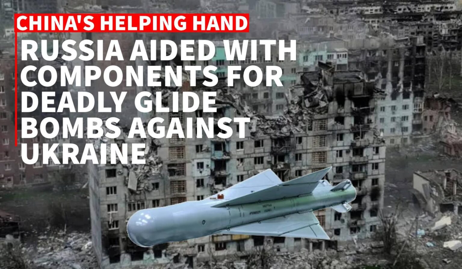 昨日、米国は滑空爆弾の射程距離を延ばすために使用される、中国からロシアへの8万個以上のサーボモーターの輸送を担当する調達ネットワークを標的にした。ゼレンスキー大統領は、先週ロシア軍がウクライナに対して同様の爆弾を700発近く発射したと報告した。