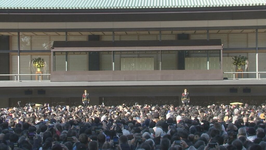 新年一般参賀中の皇居のトイレで造園業の男（46）が落書き 器物損壊容疑で現行犯逮捕