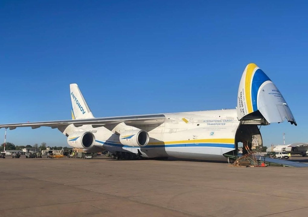 ウクライナのAn-124がチャドからのフランス軍撤退を支援