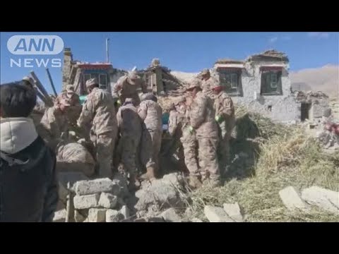 チベットの地震で死者126人に 氷点下で救助活動続く(2025年1月8日)