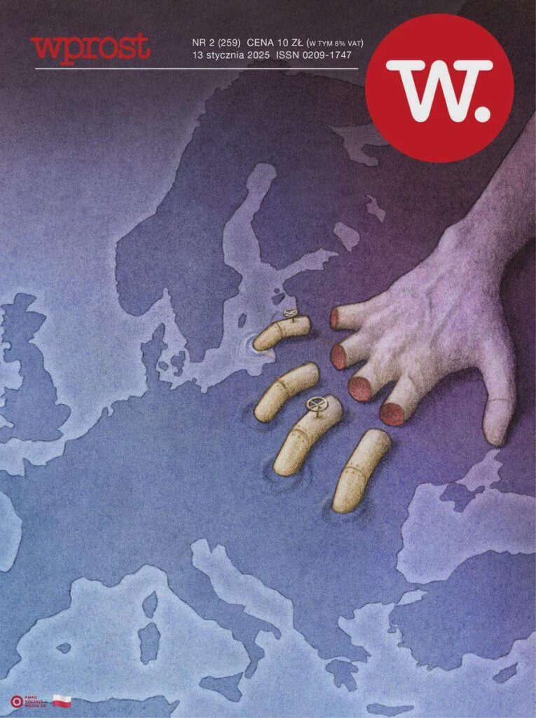ポーランドの Wprost 誌の今日の表紙