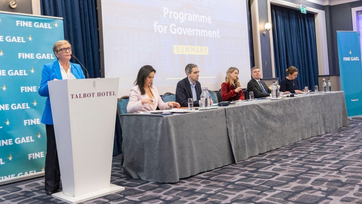 Fine Gael メンバー支援政府向けプログラム