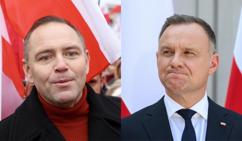 アンジェイ・ドゥダが初めてポーランド大統領に就任した選挙前の6か月間における、PiSの大統領候補に対する調査の支持はどのようなものでしたか?