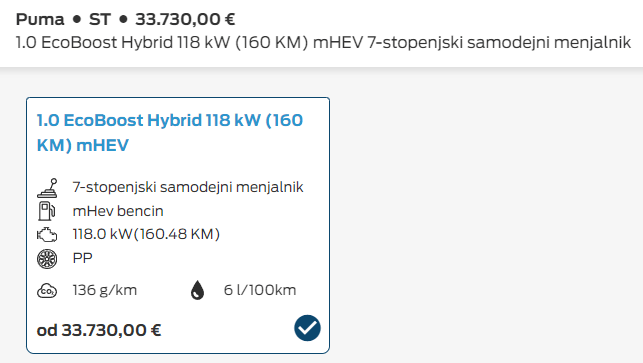 フォードはタバコを吸うのですか? ST (ST ラインではありません) は 160 km で 1.0 で、34 から始まります???リップ・ホット・ハッチ