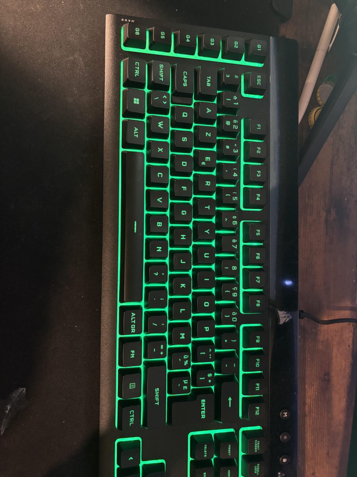 ベルギー語のキーボード レイアウト。