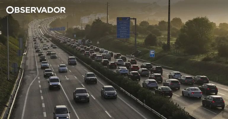 高速道路の自動車交通量は 5% 増加し、記録を更新しました。リスボンの IC19 とポルトの VCI が最も混雑しています – Observador