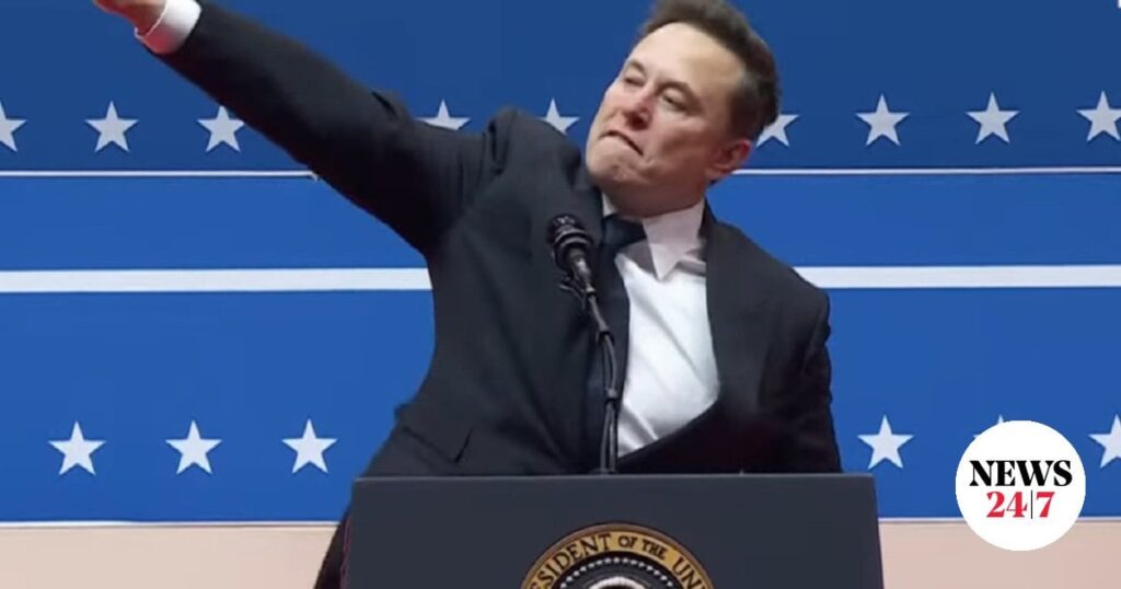 イーロン・マスク：ナチス式敬礼でトランプ大統領の「黄金時代」を歓迎