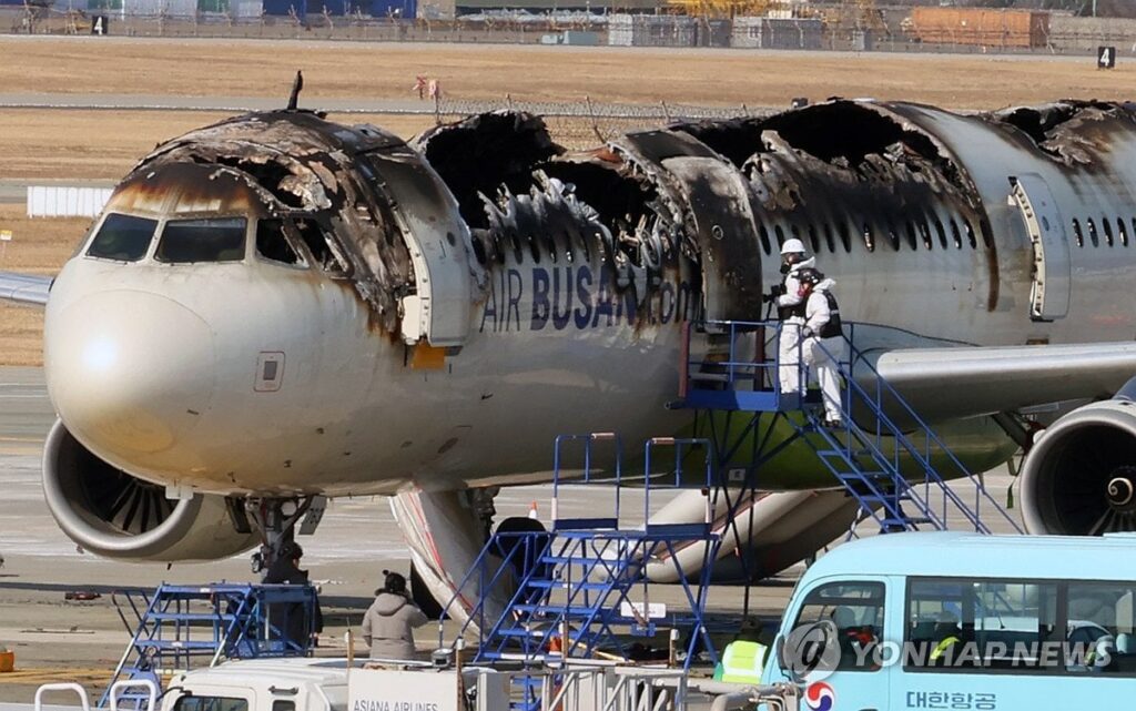 韓国・釜山の旅客機火災 乗客の手荷物から出火か＝責任の所在はどこに | 聯合ニュース
