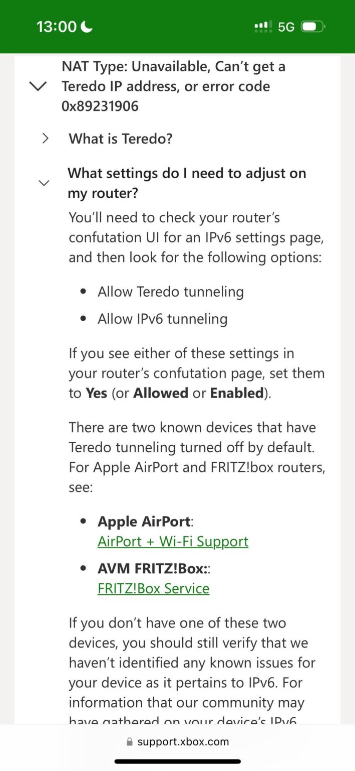 Xbox マルチプレイヤーの問題: NAT タイプが利用不可、IP Teredo アドレスがない (Fritz!Box Router) Xbox マルチプレイヤーの問題: NAT タイプが利用不可、IP Teredo アドレスがない (Fritz!Box Router)