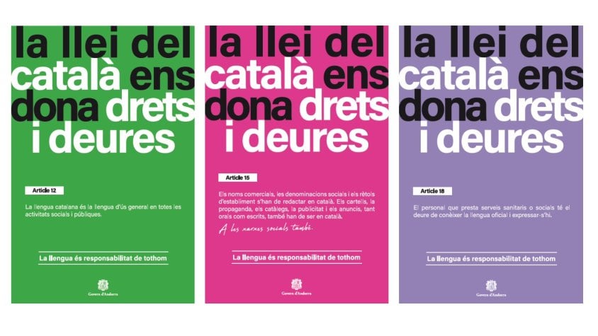 市民とカタルーニャ語協会は、カタルーニャ語でサービスを提供していないアンドラの施設を非難すると警告