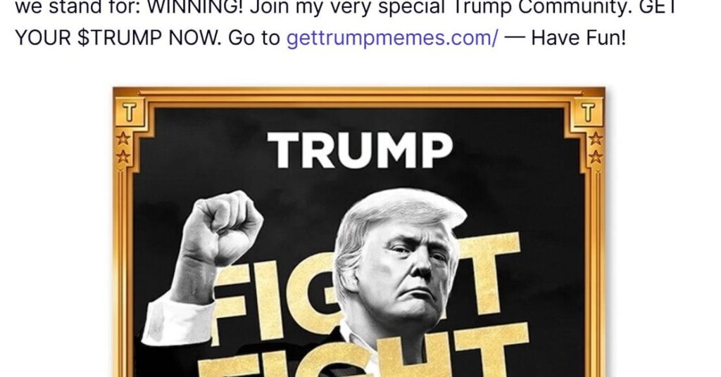 ドナルド・トランプ次期大統領、独自仮想通貨「＄TRUMP」立ち上げ