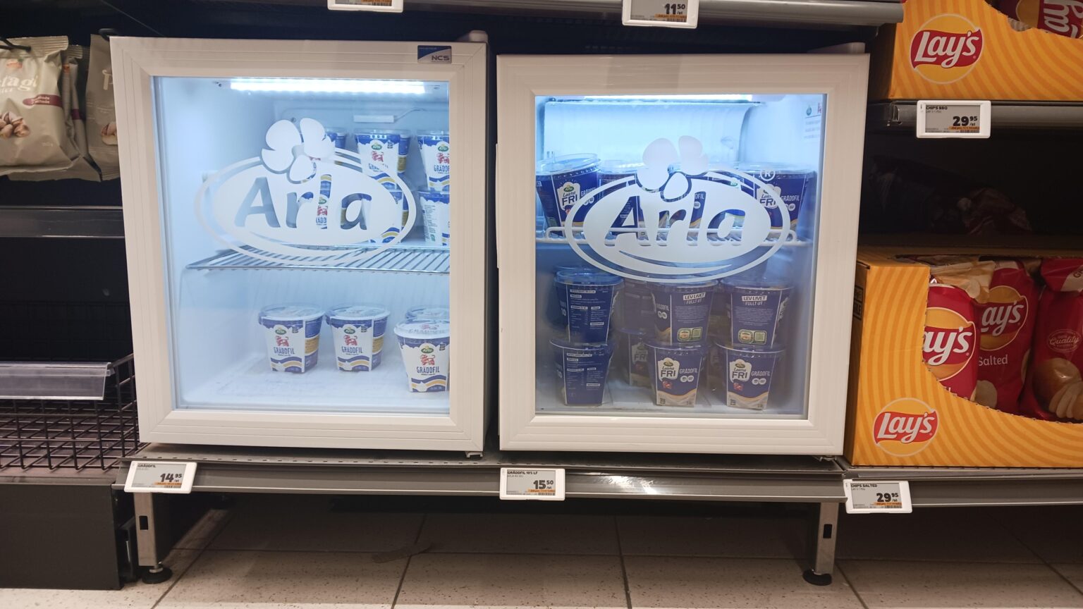 ヒント: 乳製品の棚にクリーム チーズの在庫がない場合は、スナックのセクションを確認してください。