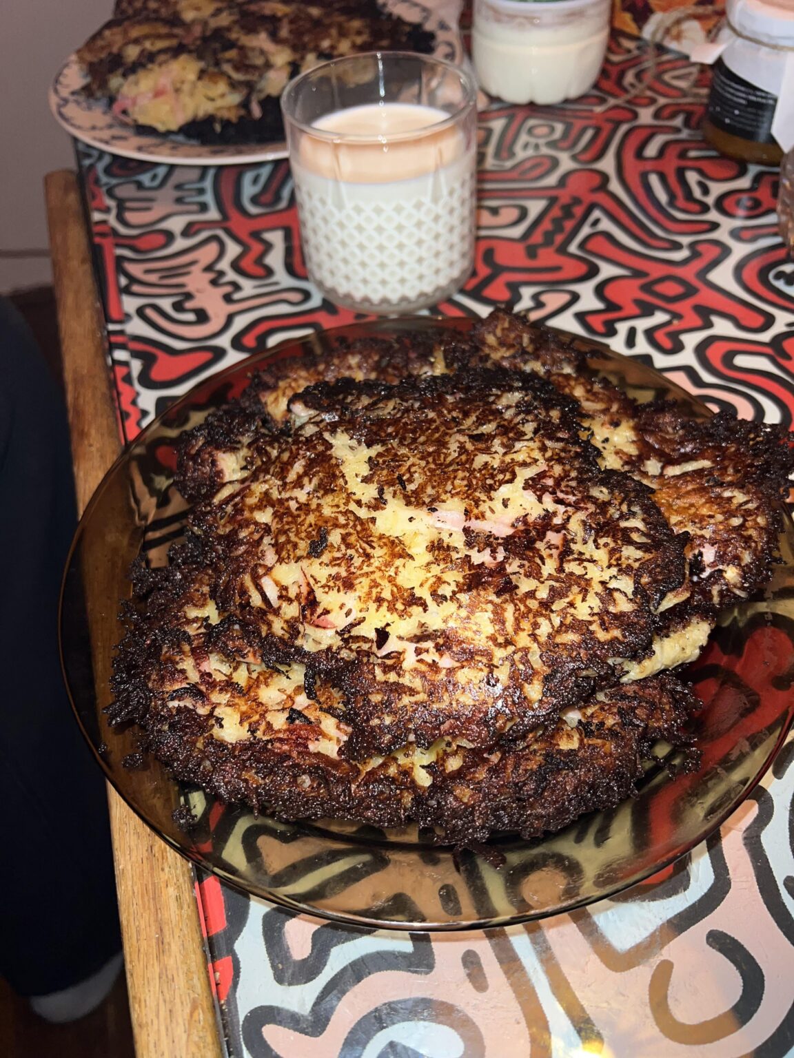 ポテトパンケーキの最初の試み