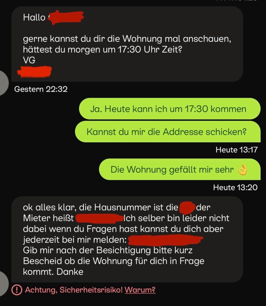 これはクライナンツァイゲンのレンタル詐欺ですか?アドバイスが必要です これはクライナンツァイゲンのレンタル詐欺ですか?アドバイスが必要です