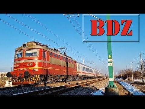 ブルガリアの最大速度での高速列車、スラヴィック、プロブディブ。 #TRAINSPOTTING