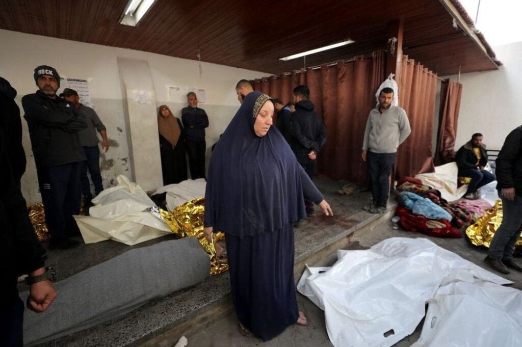 停戦合意後にイスラエルの攻撃、死者４５人　ガザ市