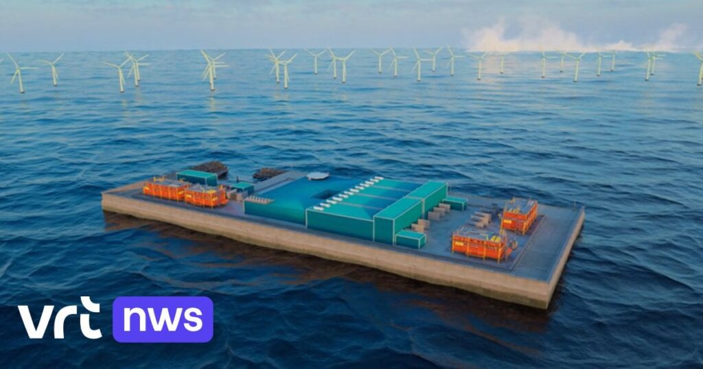 エネルギーアイランドがベルギーの新しい風力発電所の障害：「電力が4分の1から半分に減少」