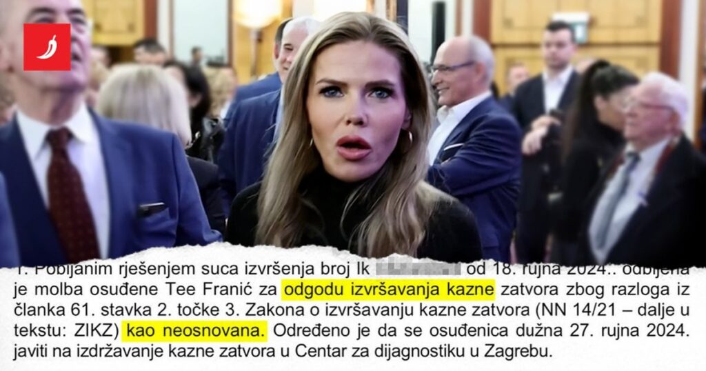 沿海州本部の HDZ メンバーがニキツァ・イェラヴィッチを脅迫した罪で実刑判決