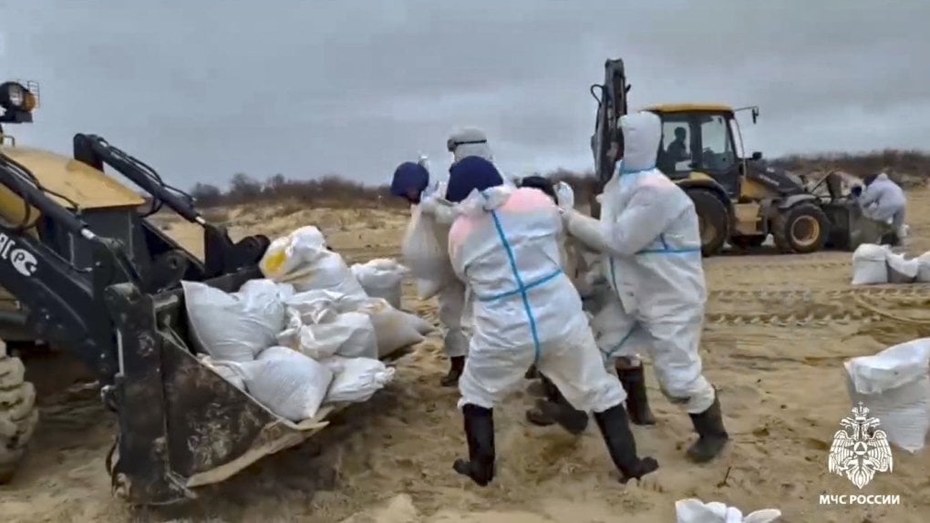 ロシアが任命したクリミア当局者、原油流出がセヴァストポリに到達し非常事態を宣言