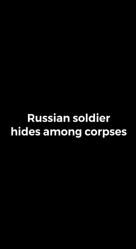 ロシア兵は灌漑管内の生活状況を見せているが、そのためには襲撃グループの腐敗した6人の同志の上を這わなければならない。