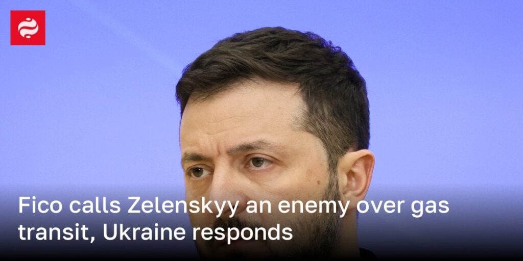 FICOはZelenskyyをガス輸送中の敵と呼びます、ウクライナは応答します