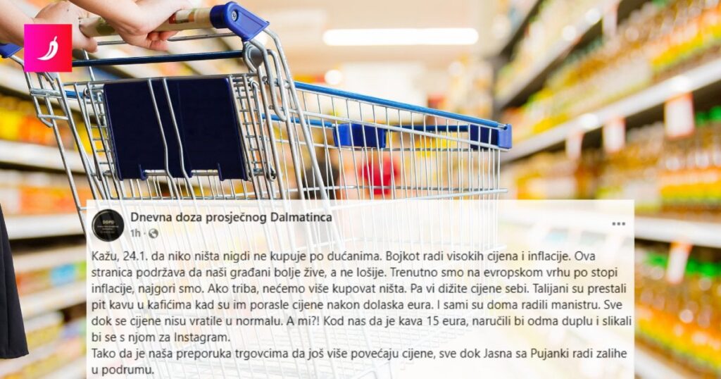 「何も買わないでください」：店舗の不買運動の呼びかけがソーシャルネットワークに殺到 - Index.hr