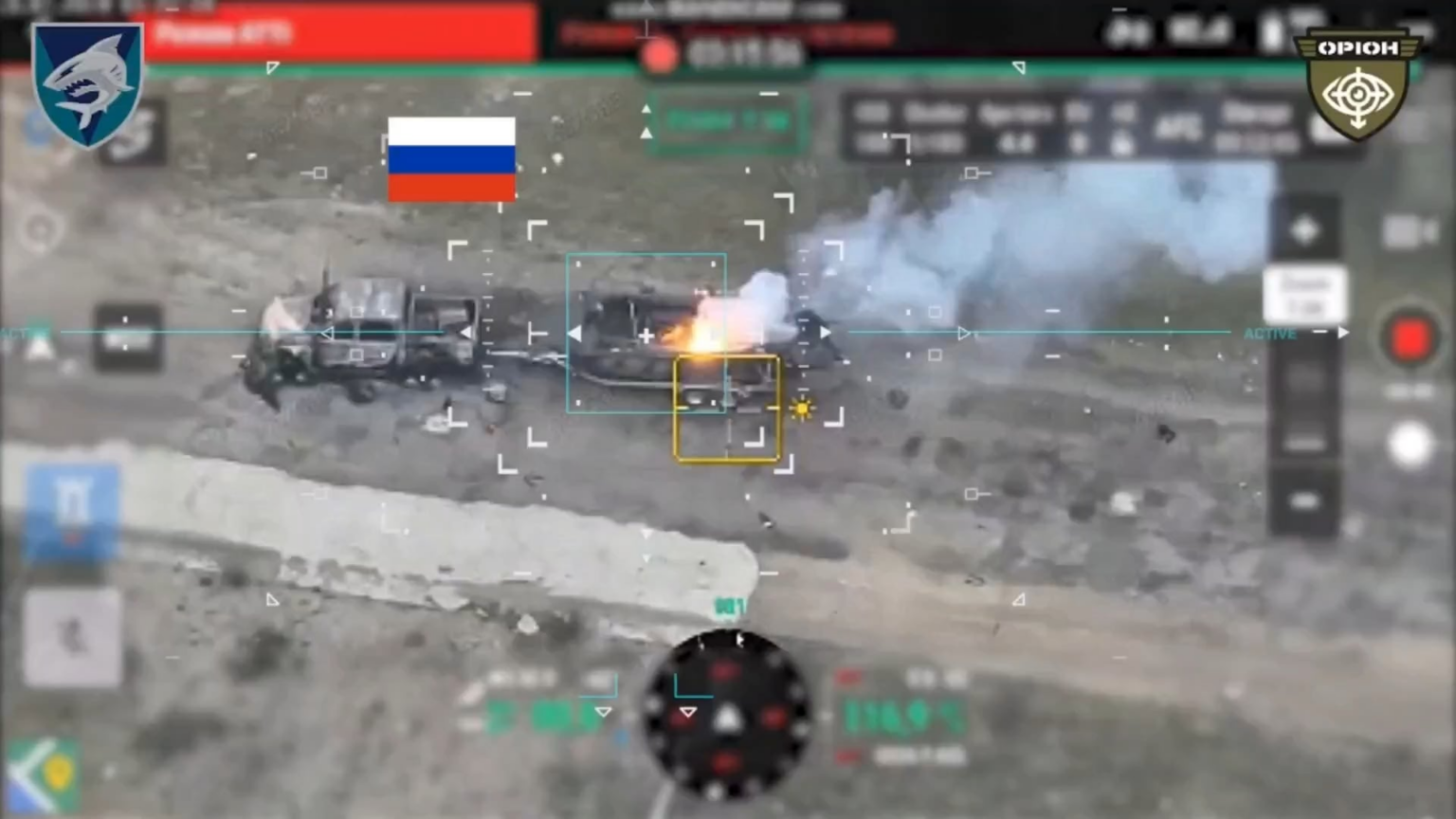 ロシア軍はドニプロ川右岸への攻撃に備えてボートを集め、弾薬を輸送していた。しかし、ウクライナのFPVは正確な攻撃を繰り出し、車両とボートを輸送していたピックアップトラックを破壊した。敵の計画はもはやありませんでした。ヘルソン地方ザバリーン。