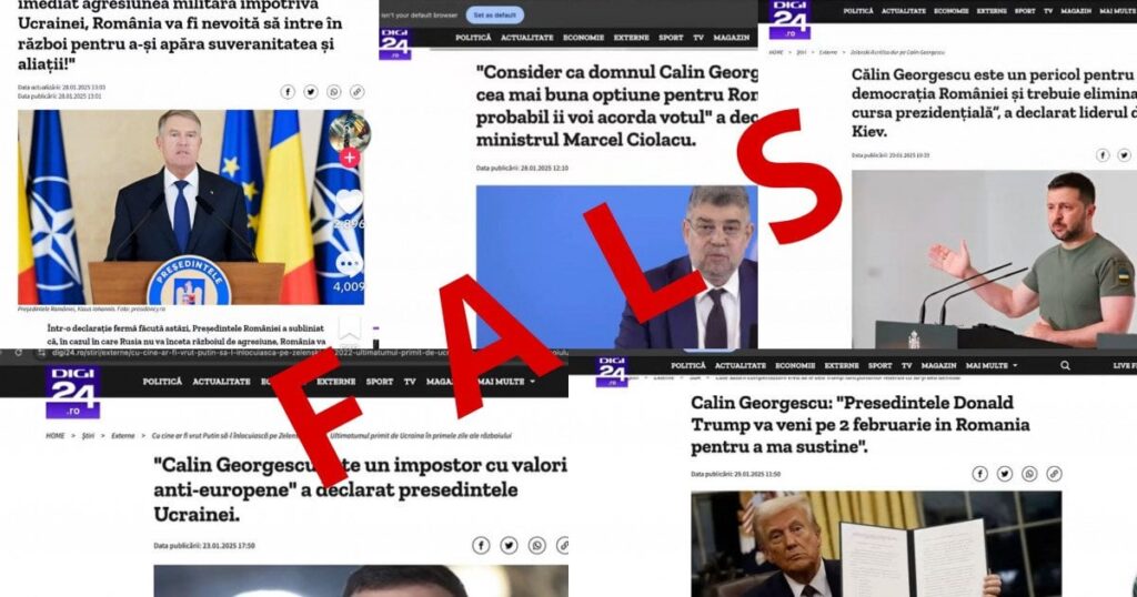 カリン・ジョルジュクを良い光に置く虚偽のニュースは、ティクトクに広がっています。 digi24.roアイデンティティ、乱用的に使用。